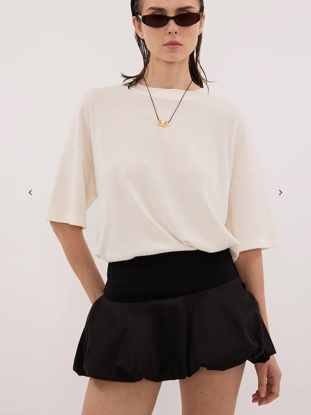 NWT • DISSH Reuben bubble mini skirt